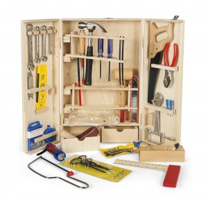 Wooden tool set - XL - 50 elements