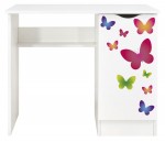 White desk with storage - ROMA - Butterflies