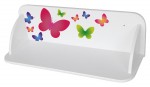 Simple white wooden shelf - Butterflies UV print