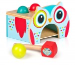 Wooden hammer bench with balls - Owl