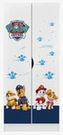 White two-door wardrobe - ROMA - Paw Patrol  12